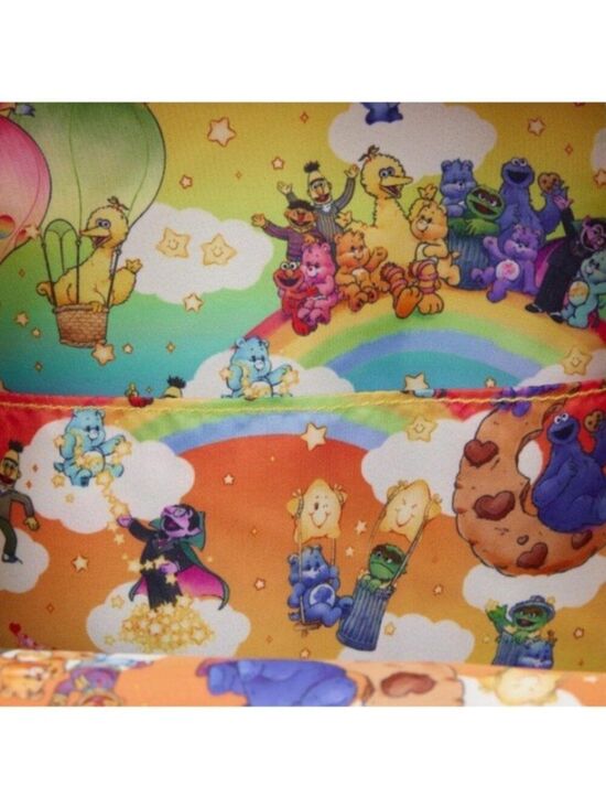 Care Bears x Sesame Street Mini Backpack Count Dracula Big Bird Bert Ernie NWT